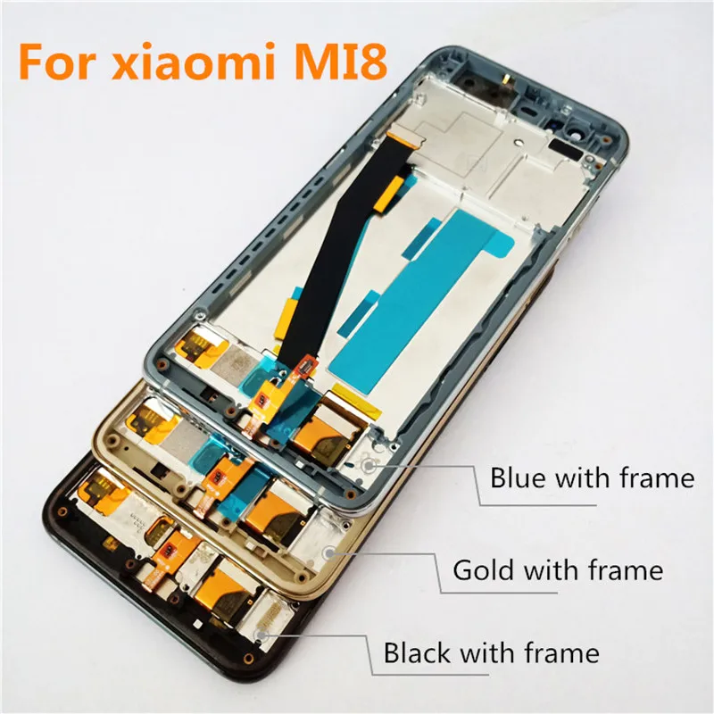Replacement LCD For Xiaomi MI 8 Display LCD Touch Screen Digitizer Assembly Replacement Parts For Xiaomi Mi8 LCD Display
Replacement LCD For Xiaomi MI 8 Display LCD Touch Screen Digitizer Assembly Replacement Parts For Xiaomi Mi8 LCD Display