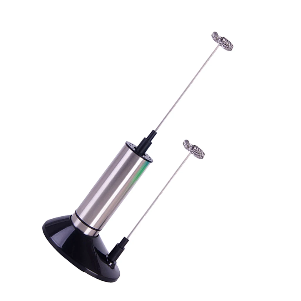 Blesiya Kitchen Double Spring Whisk Electric Milk Frother Hand Milk Foamer Blesiya Kitchen Double Spring Whisk Electric Milk Frother Hand Milk Foamer