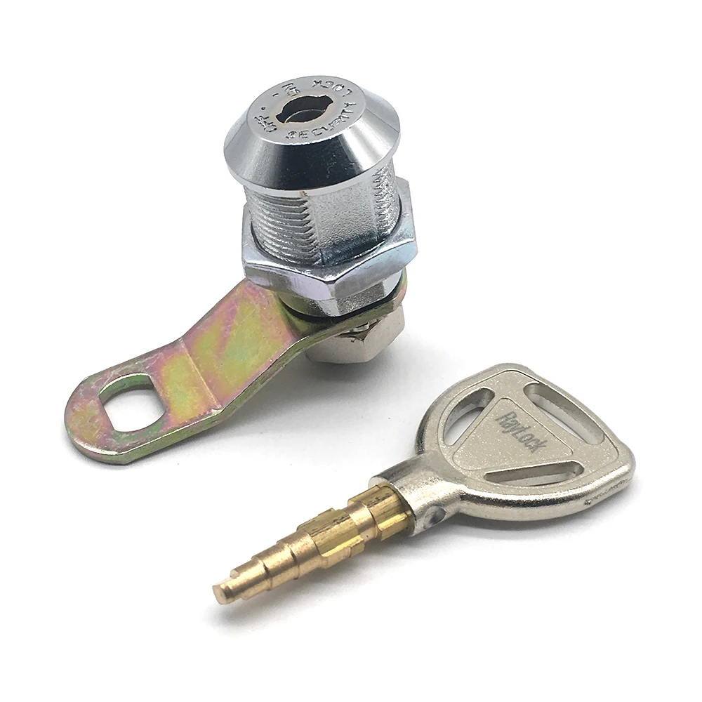 

RAYLOCK 1 Piece 20mm Widely Popular Hex Nut Fixing Brass Solid Key Locker Mailbox Cam Lock