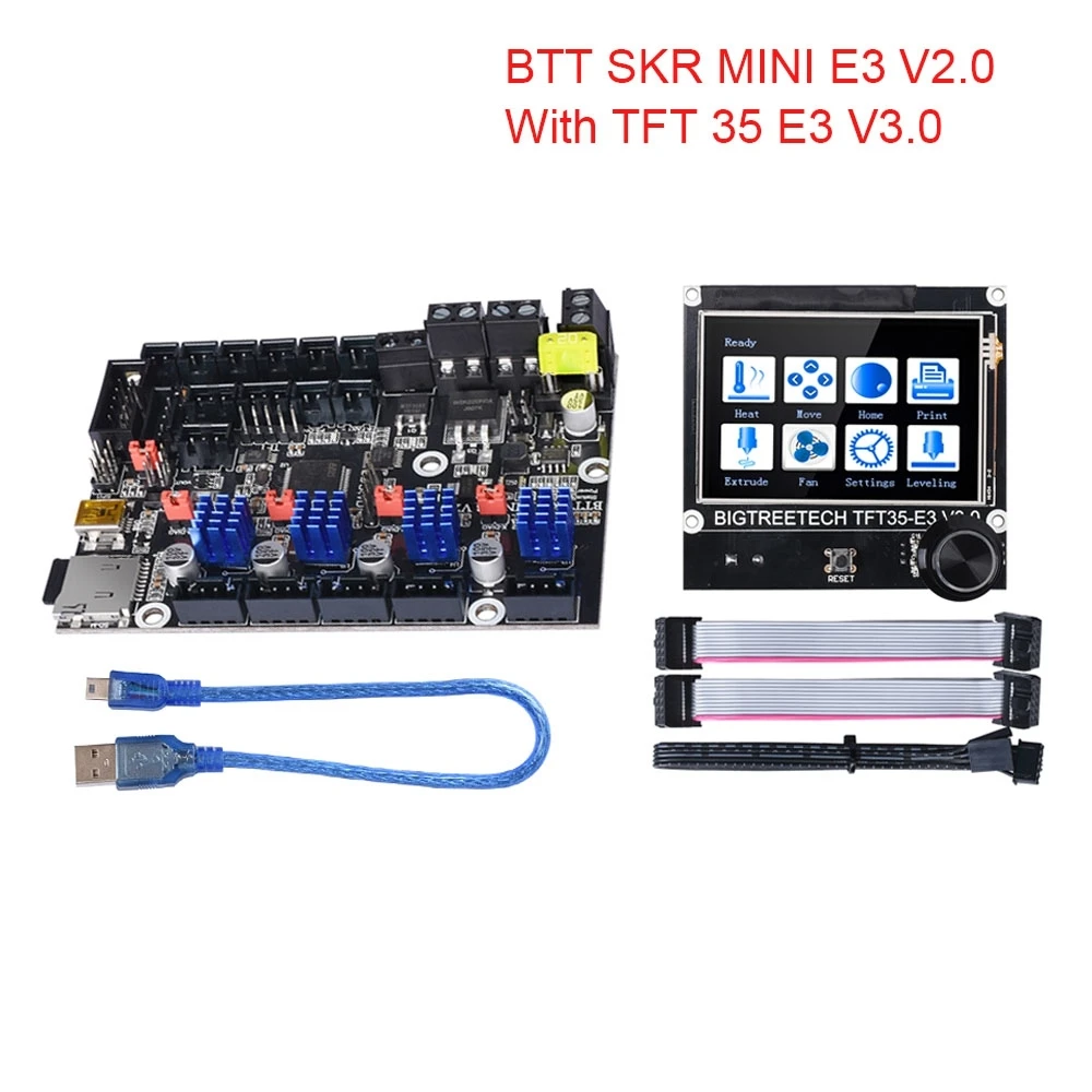 BIGTREETECH BTT SKR MINI E3 V2.0 Board TFT35 E3 V3.0 Touch Screen TMC2209UART TMC2208 For Ender 3 Upgrade CR10 PRo SKR V1.4
BIGTREETECH BTT SKR MINI E3 V2.0 Board TFT35 E3 V3.0 Touch Screen TMC2209UART TMC2208 For Ender 3 Upgrade CR10 PRo SKR V1.4