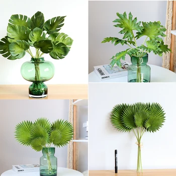 Artificial PU Turtle Leaves Bouquet Simulation Green Plants Palm Leaf Wedding Home Wedding Table Floral Autumn Decoration
Artificial PU Turtle Leaves Bouquet Simulation Green Plants Palm Leaf Wedding Home Wedding Table Floral Autumn Decoration