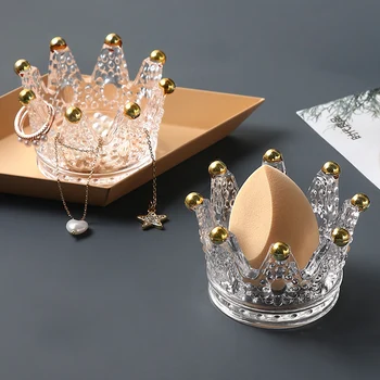 Crown Beauty Sponge Stand Storage Makeup Glass Jewelry Box Desktop Beauty Egg Organizer for Cosmetics Box Makeup Puff Holder
Crown Beauty Sponge Stand Storage Makeup Glass Jewelry Box Desktop Beauty Egg Organizer for Cosmetics Box Makeup Puff Holder