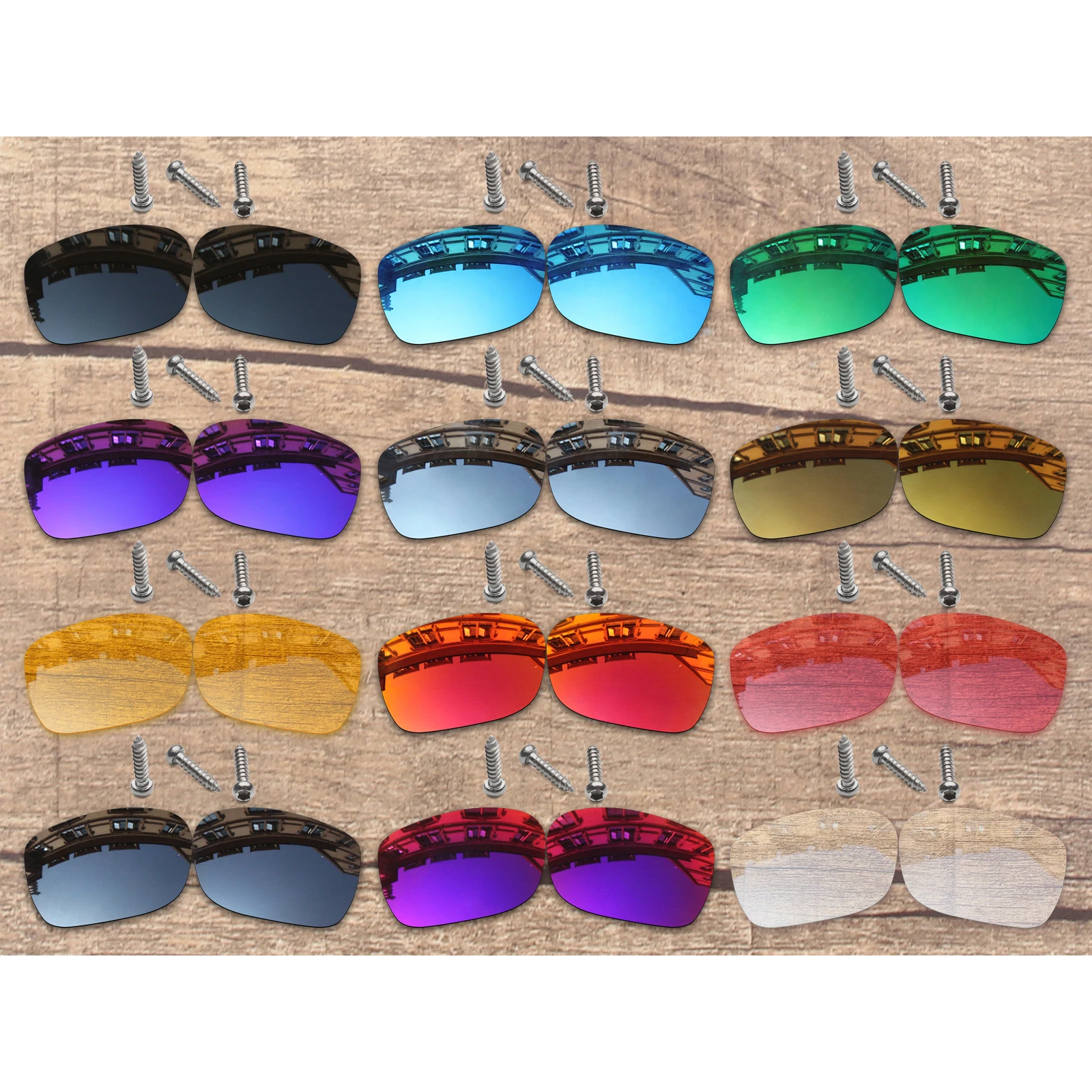 Vonxyz 20+ Color Choices Polarized Replacement Lenses & Screws for-Oakley TwoFace XL OO9350 Frame
Vonxyz 20+ Color Choices Polarized Replacement Lenses & Screws for-Oakley TwoFace XL OO9350 Frame