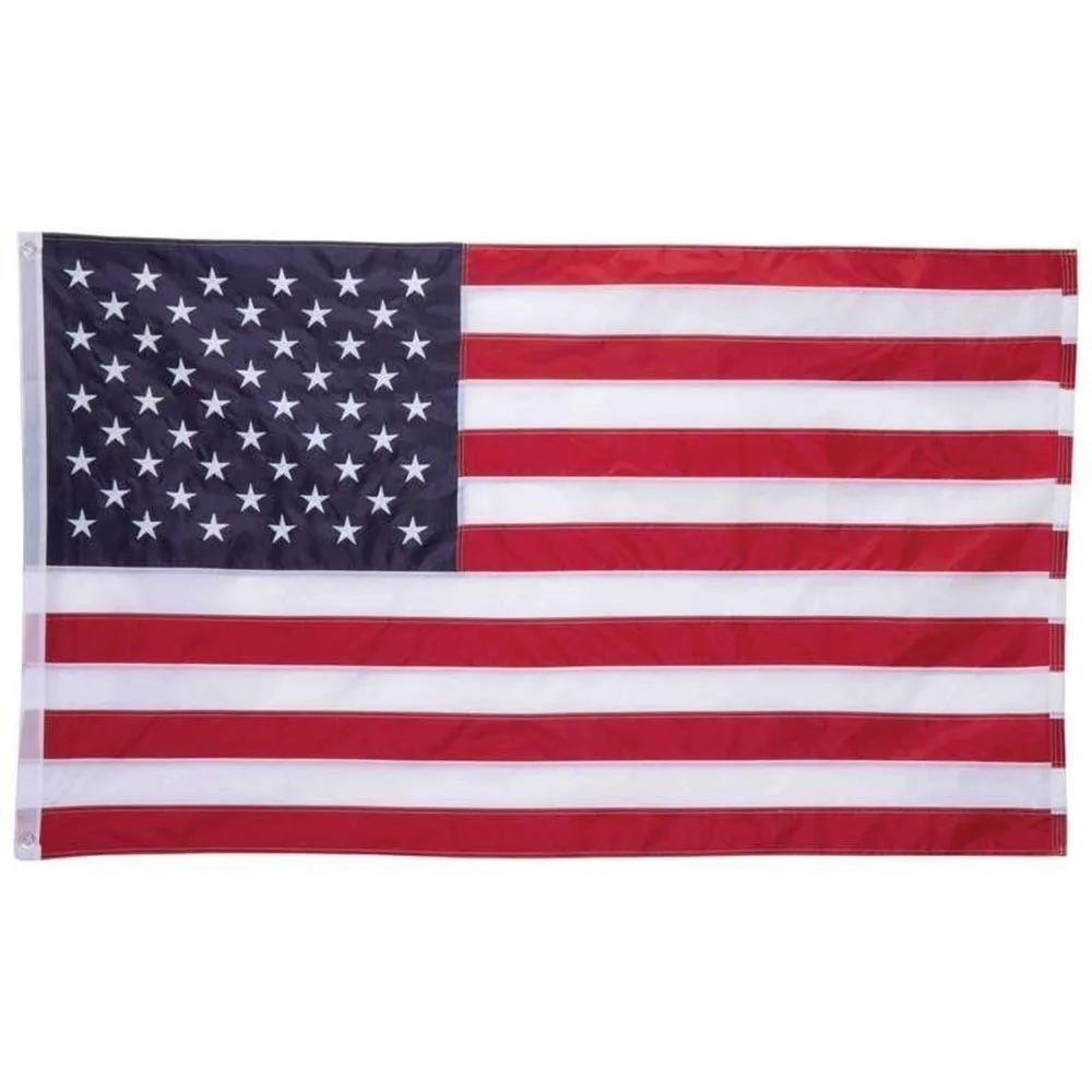 Американский флаг классические сшитые полосы и вышитые звезды с двумя.