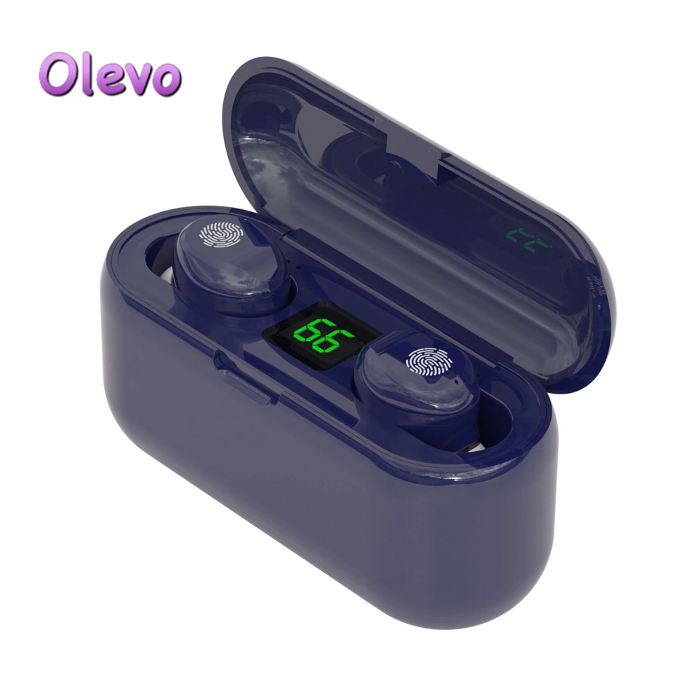 OLEVEO-Original F9 TWS Bluetooth 5,0 charging box 2200mAh earphone, wireless stereo Sports Headset
OLEVEO-Original F9 TWS Bluetooth 5,0 charging box 2200mAh earphone, wireless stereo Sports Headset
