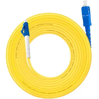 Optical Fiber Patchcord LC to SC UPC Fiber Optic Patch Cord Simplex 2.0mm PVC G657A Ftth Optical Jumper
Optical Fiber Patchcord LC to SC UPC Fiber Optic Patch Cord Simplex 2.0mm PVC G657A Ftth Optical Jumper