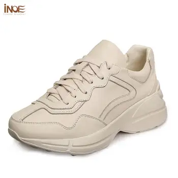 INOE New Fashion Spring Genuine Cow Leather Women Casual Sneakers Shoes Autumn Flats Girls for Walking Shoes Lace Up Rubble Sole
INOE New Fashion Spring Genuine Cow Leather Women Casual Sneakers Shoes Autumn Flats Girls for Walking Shoes Lace Up Rubble Sole