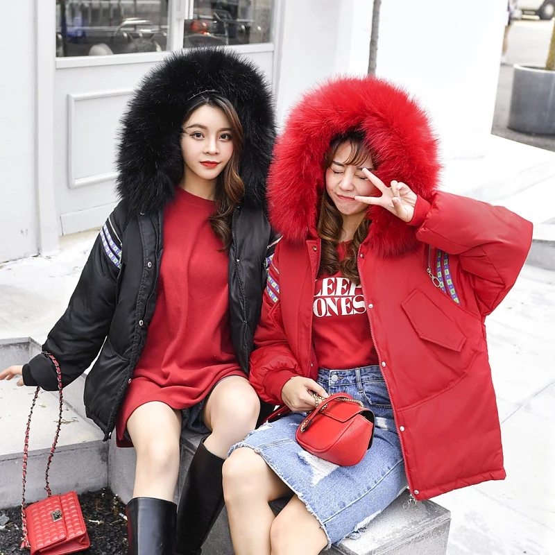 Diwish Sisters Fur Hooded Winter Jacket Women Solid Color Casual Loose Thick Parka 2019 Sweet Ladies Coat Warm Winter Outwear
Diwish Sisters Fur Hooded Winter Jacket Women Solid Color Casual Loose Thick Parka 2019 Sweet Ladies Coat Warm Winter Outwear