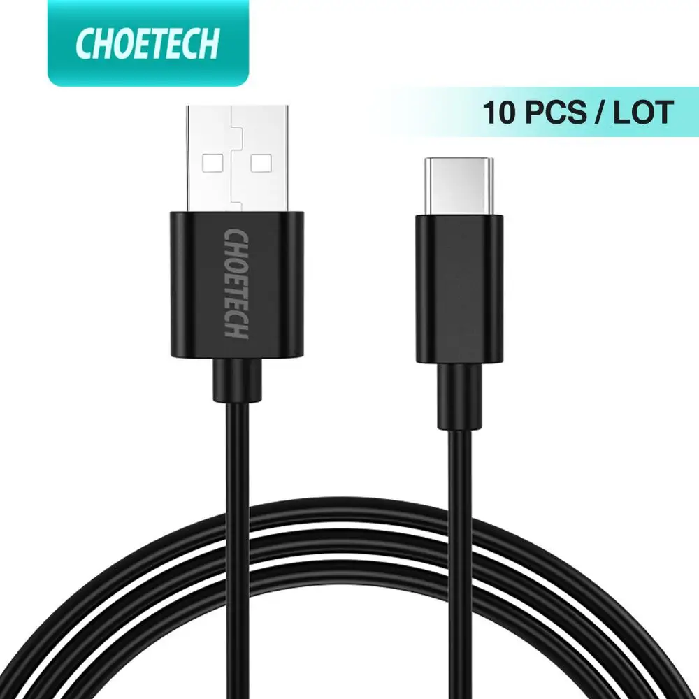 Кабель USB Type C CHOETECH кабель для быстрой зарядки и передачи данных 1 м Samsung S8 Xiaomi Mi5 Nexus