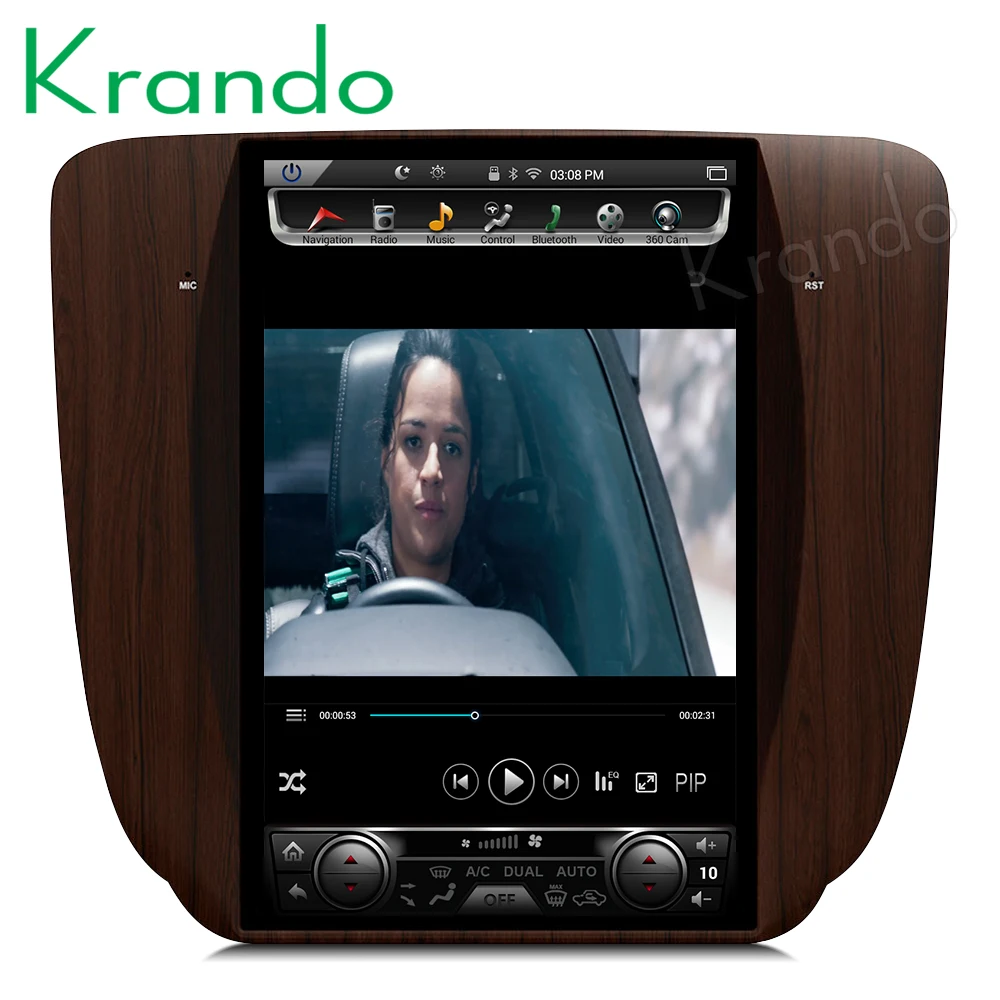 Krando Android 8.1 12.1" verticial screen car multimedia player for GMC Yukon 2007-2012 auto gps car navigation
Krando Android 8.1 12.1" verticial screen car multimedia player for GMC Yukon 2007-2012 auto gps car navigation