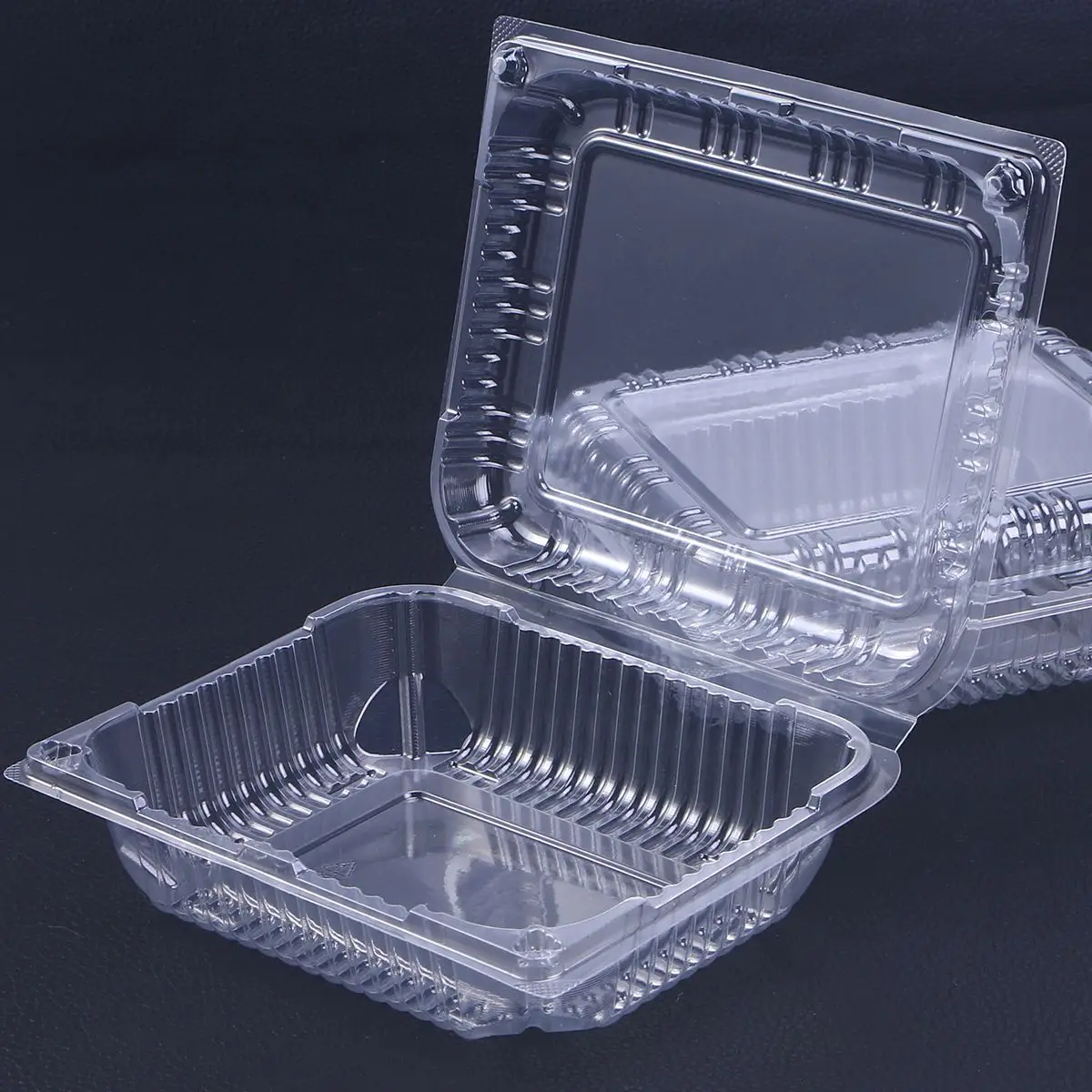 30pcs Disposable Box Transparent Hinged Lid Plastic Takeout Food Containers For Desserts Fruits Vegetables - 17.5x14.3x6cm
30pcs Disposable Box Transparent Hinged Lid Plastic Takeout Food Containers For Desserts Fruits Vegetables - 17.5x14.3x6cm