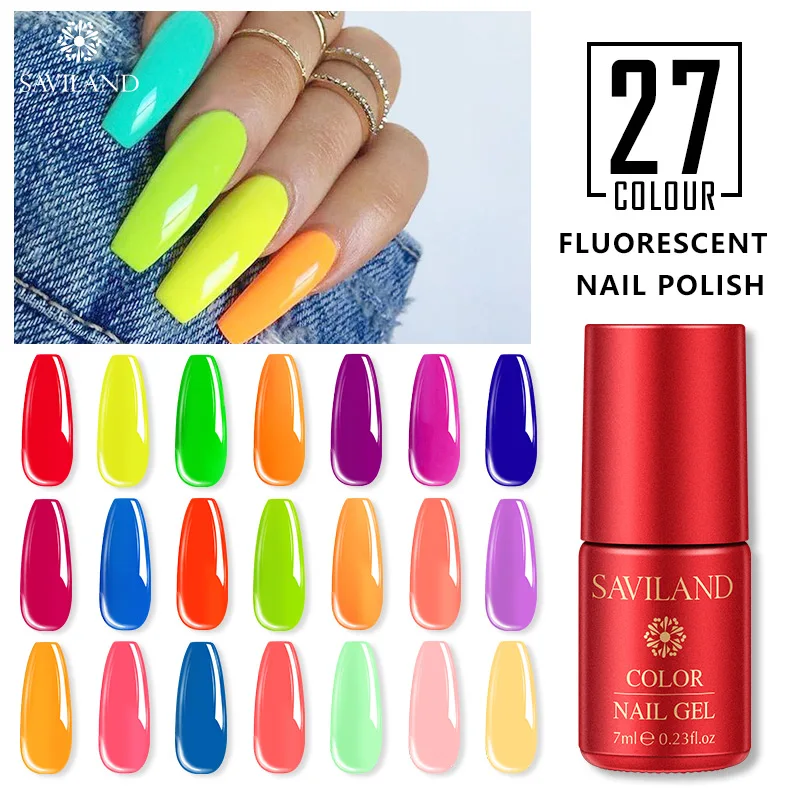 Saviland Rainbow Colors Changing Gel Varnish 7ml Fluorescence Neon Colorful Gel Nail Polish Summer Soak Off UV Nail Art Gel
Saviland Rainbow Colors Changing Gel Varnish 7ml Fluorescence Neon Colorful Gel Nail Polish Summer Soak Off UV Nail Art Gel