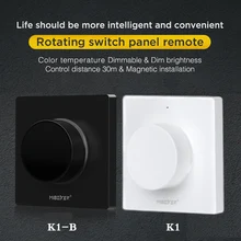 White / Black Rotating Panel Remote Switch 2.4G Wireless 3V Dimmer Dimmable Brightness Color Temperature For LED Buld Light
White / Black Rotating Panel Remote Switch 2.4G Wireless 3V Dimmer Dimmable Brightness Color Temperature For LED Buld Light