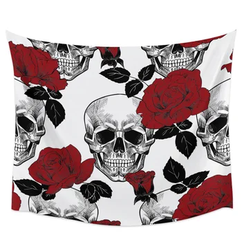 Roses And Skulls Tapestries Wall Decor Bedspread Wall Art Coverlet Tapestry Blanket Towel Sheet Window Curtain Personalized
Roses And Skulls Tapestries Wall Decor Bedspread Wall Art Coverlet Tapestry Blanket Towel Sheet Window Curtain Personalized
