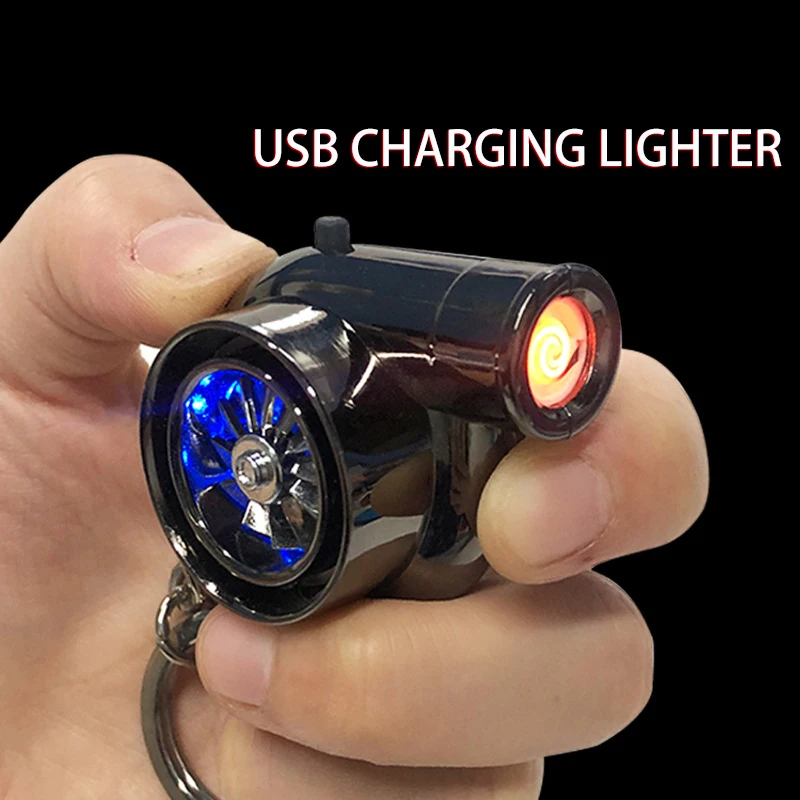 Universal Key Rings Turbine Look USB Electric Charging Rechargeable Lighter Car Part Model Turbo Keychain Key Pendant Men's Gift
Universal Key Rings Turbine Look USB Electric Charging Rechargeable Lighter Car Part Model Turbo Keychain Key Pendant Men's Gift