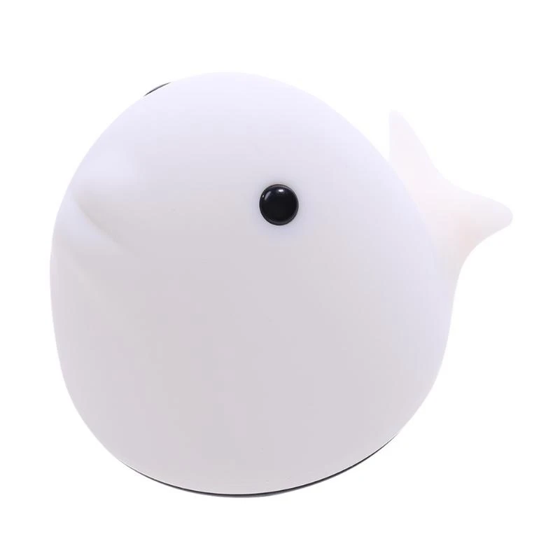 Cute Led Silicone Night Light Dolphin Whale Light Color Atmosphere Light Sleep Usb Child Night Light