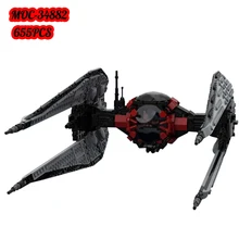 MOC Cool Shape Modified Upgrade Interceptor Space Wars 655pcs Assembly Aircraft Building Blocks Bricks Toys for Children Gifts
MOC Cool Shape Modified Upgrade Interceptor Space Wars 655pcs Assembly Aircraft Building Blocks Bricks Toys for Children Gifts