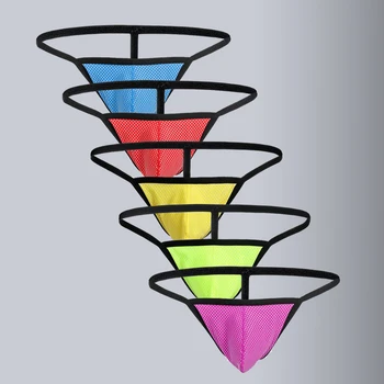 Fashion New Men's Underwear Sexy Thong Thin Ice Silk Low-rise Gay underwear Jockstrap Men Lingeries 3 Pcs / lot
Fashion New Men's Underwear Sexy Thong Thin Ice Silk Low-rise Gay underwear Jockstrap Men Lingeries 3 Pcs / lot