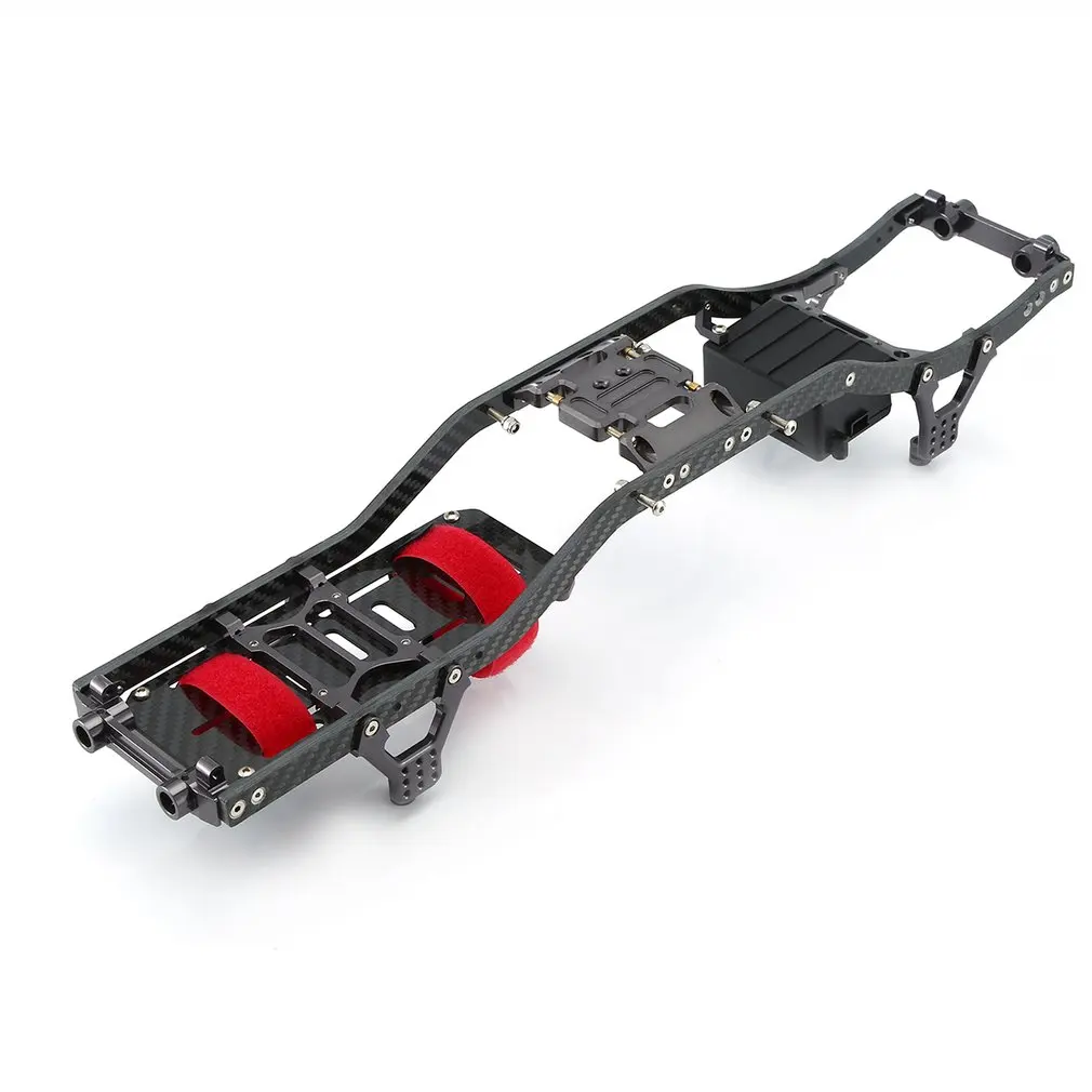 Axial SCX10 3K Carbon Fiber Racing Complete Frame Set with Carbon Fiber Battery Board Plastic Receiver Box for RC Crawler Car
Axial SCX10 3K Carbon Fiber Racing Complete Frame Set with Carbon Fiber Battery Board Plastic Receiver Box for RC Crawler Car