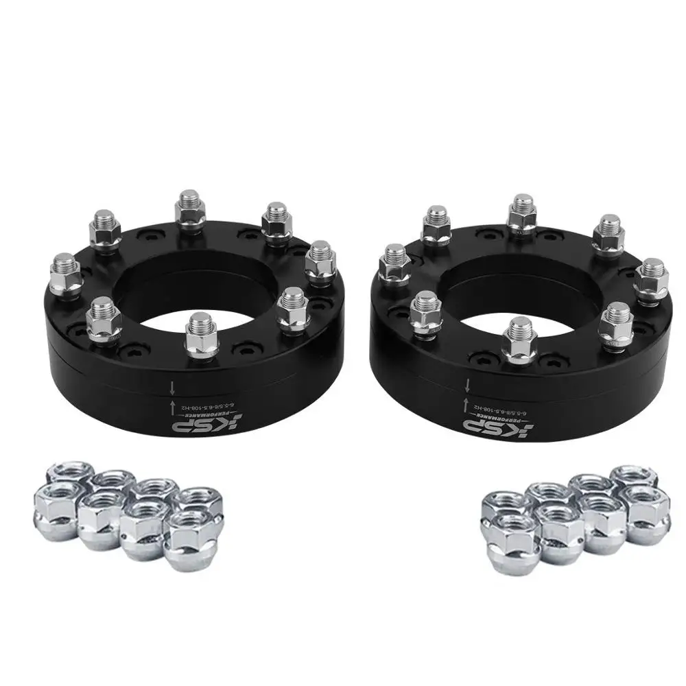 KSP 6x5.5 to 8x6.5 Dually Wheel Adapter Spacer with M14X1.5 Stud 108CB and M12x1.5 Open Ended Lug Nuts for Chevy Ford Dodge Ram
KSP 6x5.5 to 8x6.5 Dually Wheel Adapter Spacer with M14X1.5 Stud 108CB and M12x1.5 Open Ended Lug Nuts for Chevy Ford Dodge Ram