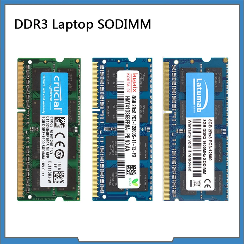 Оперативная память DDR3 модуль оперативной памяти для ноутбука 4 ГБ 8 1066 МГц 1333 1600
