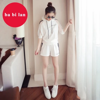 2020women new summer solid hooded elastic hem top and shorts two piece suit sport fashion tracksuit suit
2020women new summer solid hooded elastic hem top and shorts two piece suit sport fashion tracksuit suit