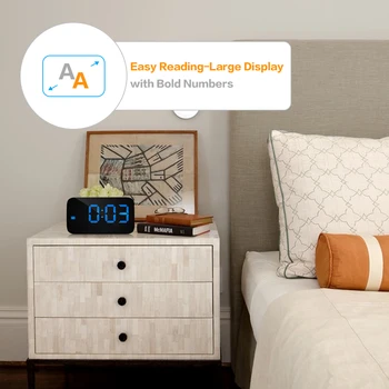 LED Alarm Clock Digital LED Display Voice Control Electric Snooze Night Backlight Desktop Table Clocks Watch USB Charging Cable
LED Alarm Clock Digital LED Display Voice Control Electric Snooze Night Backlight Desktop Table Clocks Watch USB Charging Cable