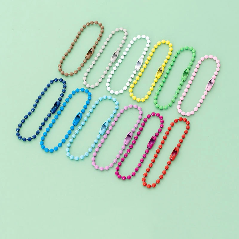 30pcs/lot 12cm Multicolor Metal Round Bead Chain for Key Chain/Dolls/Label/Tag Connector Supplies Diy Jewelry Making Accessories
30pcs/lot 12cm Multicolor Metal Round Bead Chain for Key Chain/Dolls/Label/Tag Connector Supplies Diy Jewelry Making Accessories