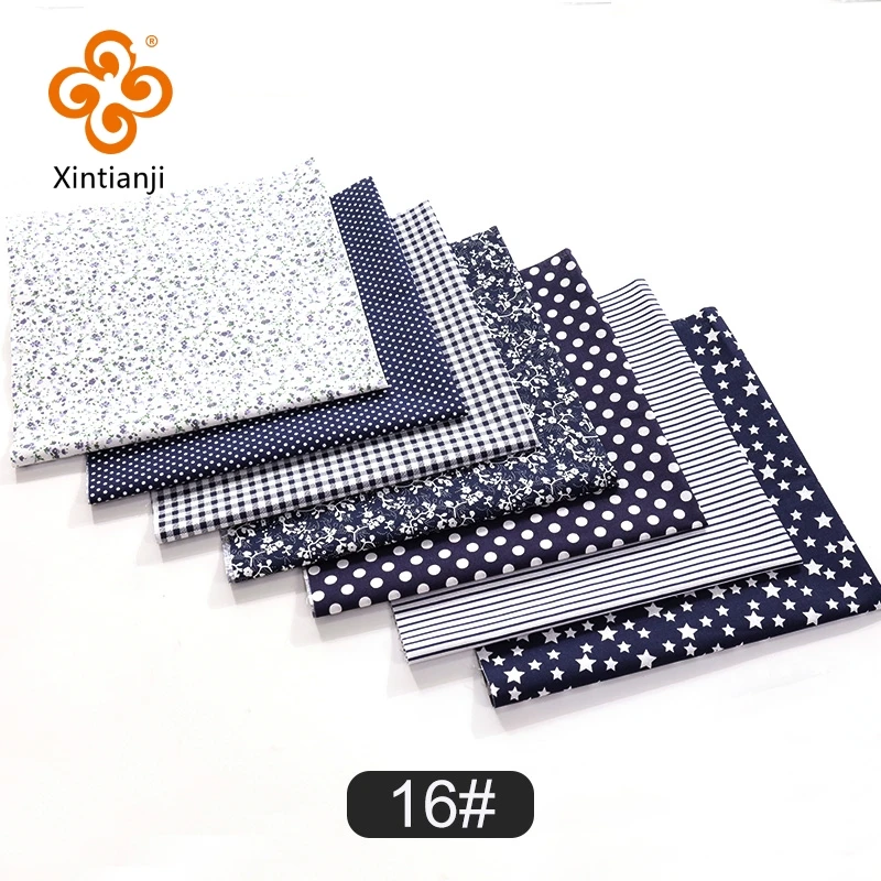 ткань 25x25 см или 10x10 хлопчатобумажная с принтом для шитья стеганые ткани