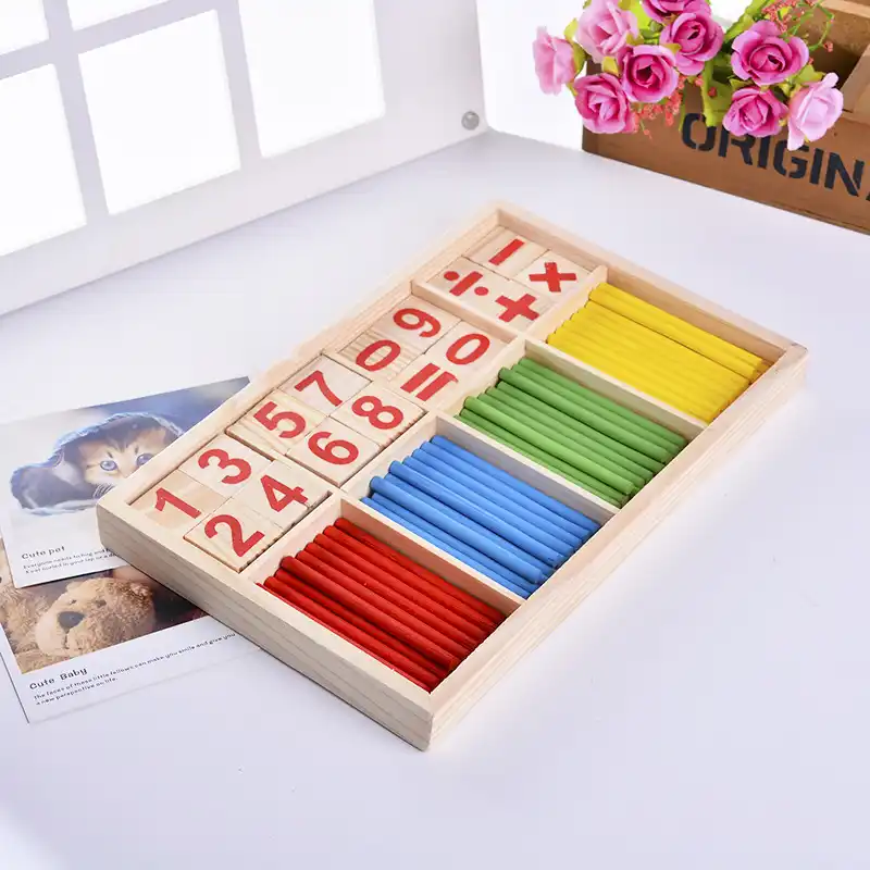 montessori toys math educational wooden toyswooden counting