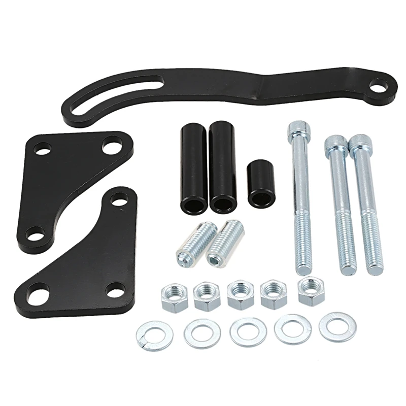 SBC Black Power Steering Pump Mounting Bracket For SWP LWP Saginaw GM SB Chevy 350
SBC Black Power Steering Pump Mounting Bracket For SWP LWP Saginaw GM SB Chevy 350