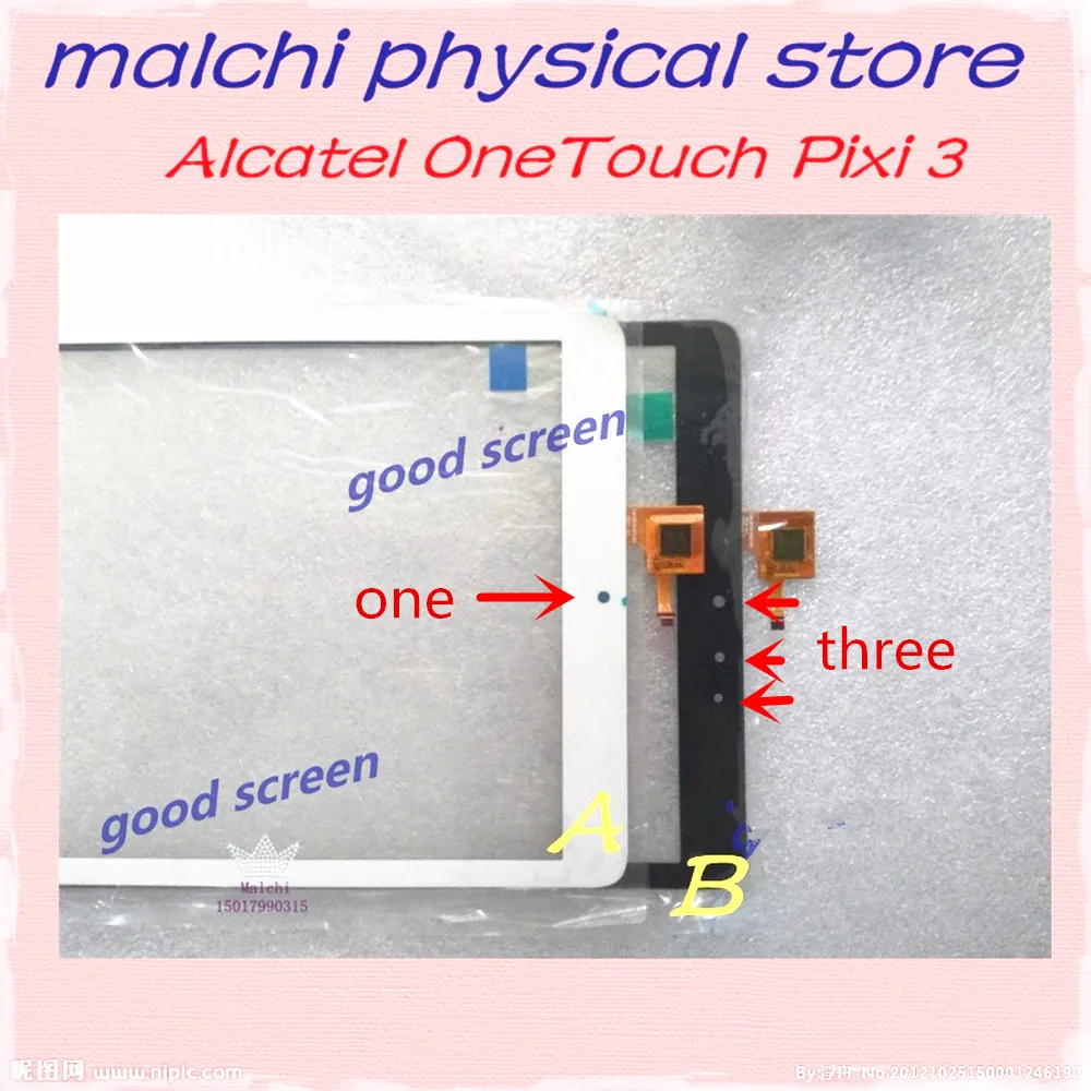 10 1 дюймов для Alcatel OneTouchPIXI 3 (10) 3G 9010X 8080 8079 емкостный сенсорный экран панель ЖК