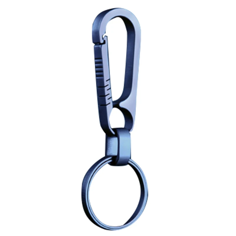 Outdoor Small Tool Titanium Alloy Keychain Hook Titanium Buckle Hanging Lightweight(Blue)
Outdoor Small Tool Titanium Alloy Keychain Hook Titanium Buckle Hanging Lightweight(Blue)