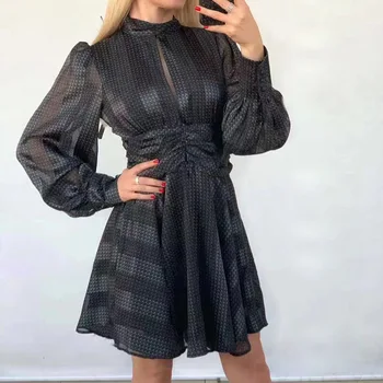 Elegant Long Lantern Sleeve Dress 3 Colors Fashion Hollow OUt Wedding Women Celebrity Party Dress Mini
Elegant Long Lantern Sleeve Dress 3 Colors Fashion Hollow OUt Wedding Women Celebrity Party Dress Mini