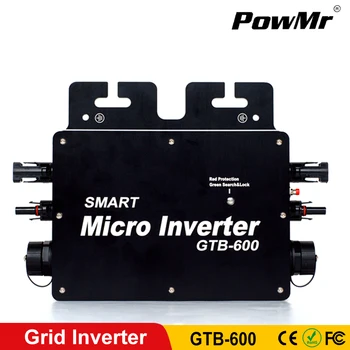 GTB-600W Grid Wireless Solar MPPT Inverter 22V-50VDC to AC120V/230VAC With WIFI Communication IP65 Waterproof And Self-cooling
GTB-600W Grid Wireless Solar MPPT Inverter 22V-50VDC to AC120V/230VAC With WIFI Communication IP65 Waterproof And Self-cooling
