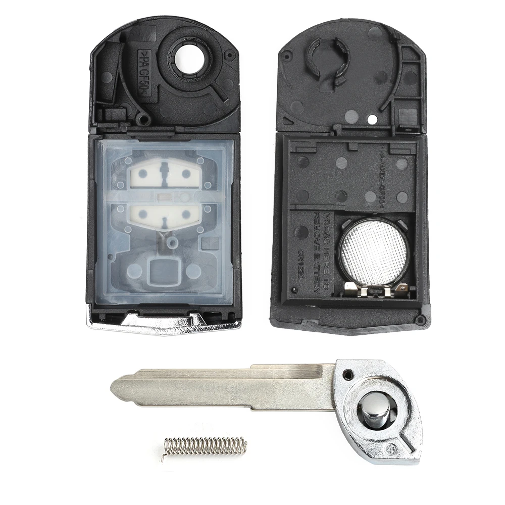 KEYECU-Replacement-Remote-Flip-Car-Key-Shell-Case-Fob-2-3-Button-for-Optional-for-Mazda