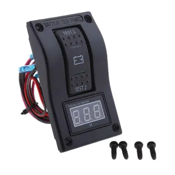 Truck Accurate LED Indicator DC 5-30V Battery Test Panel Voltmeter Boat RV For Marine Motorcycle Dual Rocker Switch Universal
Truck Accurate LED Indicator DC 5-30V Battery Test Panel Voltmeter Boat RV For Marine Motorcycle Dual Rocker Switch Universal