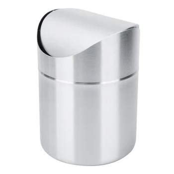 1.5 L Mini Small Waste Bin Desktop Garbage Basket Home Office Table Stainless Steel Trash Can Dustbin Sundries Barrel Box
1.5 L Mini Small Waste Bin Desktop Garbage Basket Home Office Table Stainless Steel Trash Can Dustbin Sundries Barrel Box