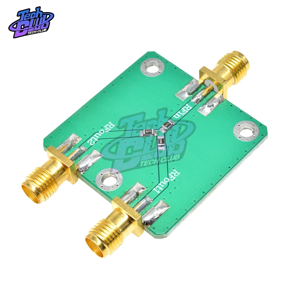 RF Power Splitter RF Microwave Resistance Power Divider Splitter 1 to 2 Combiner SMA DC-5GHz Radio Frequency Divider
RF Power Splitter RF Microwave Resistance Power Divider Splitter 1 to 2 Combiner SMA DC-5GHz Radio Frequency Divider