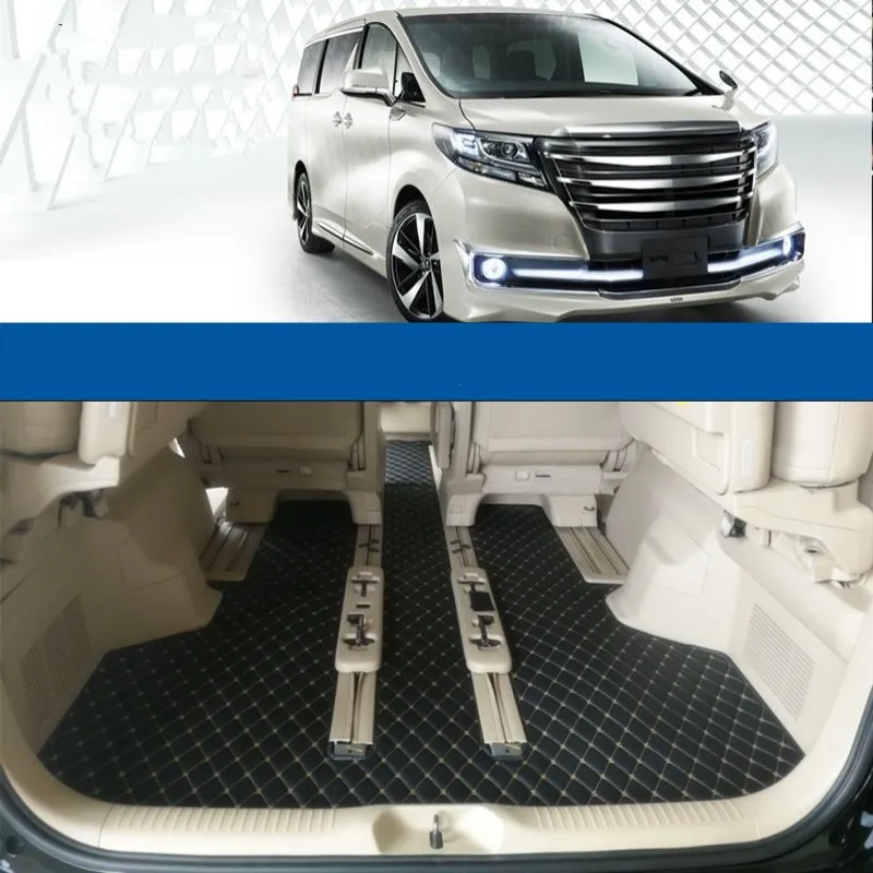 Автомобильные коврики + коврик для багажника toyota Vellfire Alphard 2005 - 2008 -2012 2014 2015 2017 2018 2019
