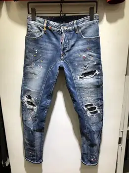 NEW Men Jeans Ripped for Men Skinny DSQ D2 Jeans Pants Men Jeans Zipper Outwear Man Pants 1 order
NEW Men Jeans Ripped for Men Skinny DSQ D2 Jeans Pants Men Jeans Zipper Outwear Man Pants 1 order