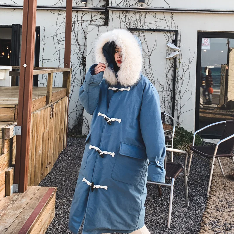 Photo Shoot Large Fur Collar Cotton Coat Women's Mid-length 2019 Winter New Style Korean-style Loose-Fit Cotton-padded Jacket To
Photo Shoot Large Fur Collar Cotton Coat Women's Mid-length 2019 Winter New Style Korean-style Loose-Fit Cotton-padded Jacket To