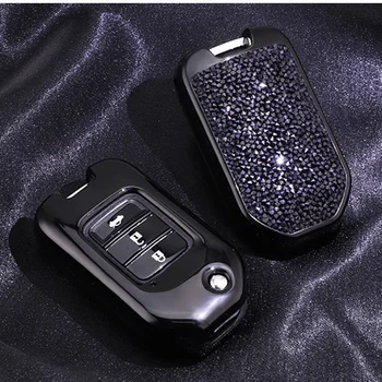 Car Key Case Cover Protection Accessories Diamond for Honda Civic XRV CR-V HR-V Accord VEZEL CITY Jade Crider Odyssey
Car Key Case Cover Protection Accessories Diamond for Honda Civic XRV CR-V HR-V Accord VEZEL CITY Jade Crider Odyssey