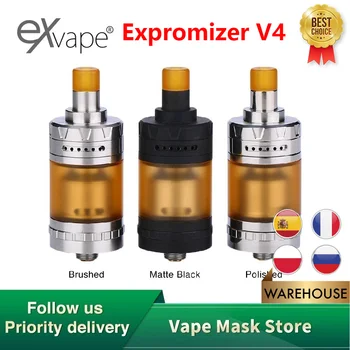 Original Exvape Expromizer V4 MTL RTA Tank with Easy Single Coil Building & 23mm Diameter Vape Vaporizer vs Zeus X / Zenith 
Original Exvape Expromizer V4 MTL RTA Tank with Easy Single Coil Building & 23mm Diameter Vape Vaporizer vs Zeus X / Zenith