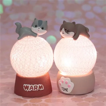 Cute Cartoon Animal Night Light Ball Sepak Takraw Art Crafts Resin Ornaments Home Decoration Accessories Miniature Model Wedding
Cute Cartoon Animal Night Light Ball Sepak Takraw Art Crafts Resin Ornaments Home Decoration Accessories Miniature Model Wedding