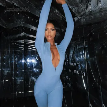 2019 long sleeve solid bodycon jumpsuit autumn winter women streetwear sporty outfits
2019 long sleeve solid bodycon jumpsuit autumn winter women streetwear sporty outfits