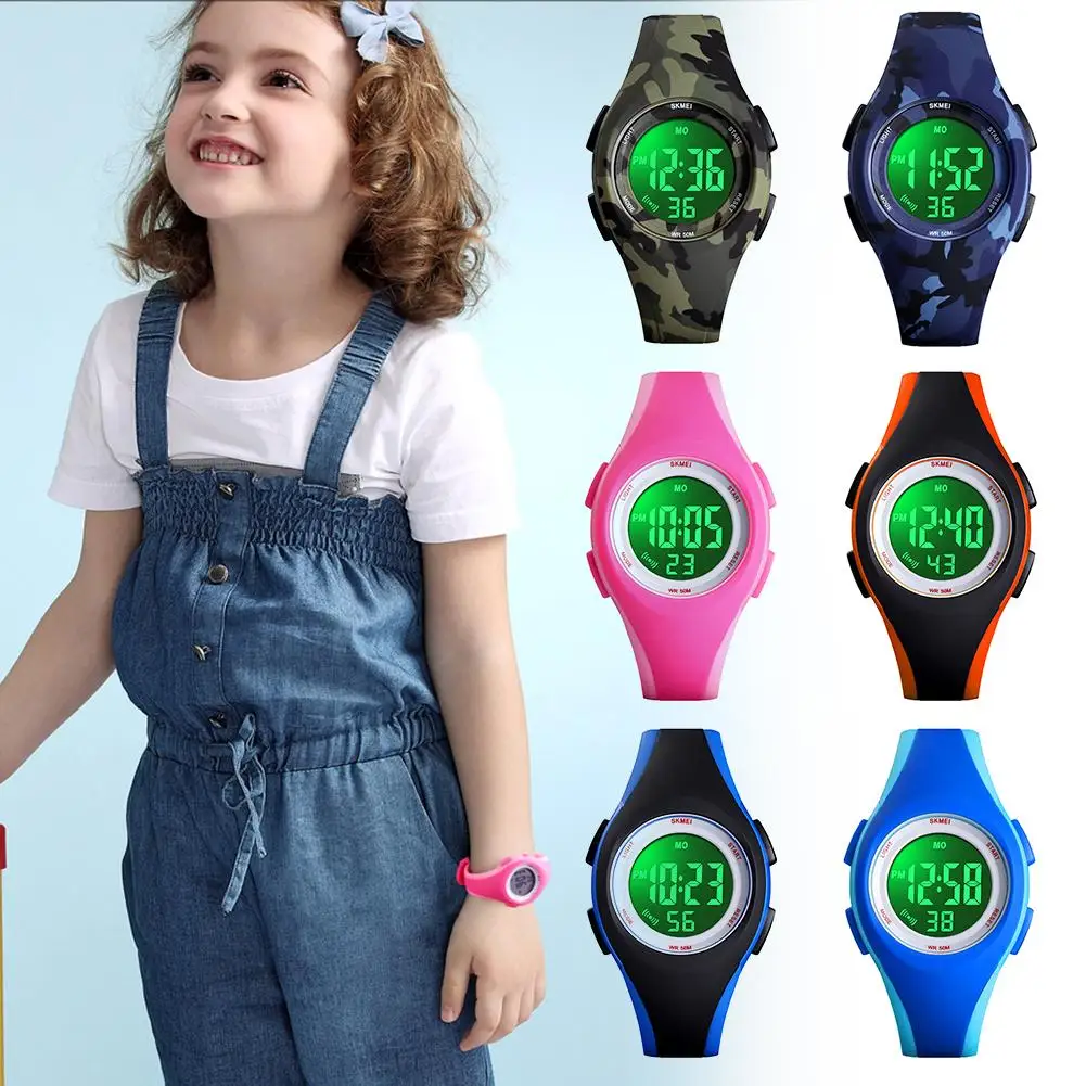 Children's Digital Sport Watch Outdoor Waterproof Kids Watch with Alarm Clock LED Light for Child Boys Girls Gift LED Kids Watch
Children's Digital Sport Watch Outdoor Waterproof Kids Watch with Alarm Clock LED Light for Child Boys Girls Gift LED Kids Watch