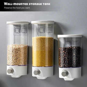 1/1.5L Cereal Dispenser Storage Box Automatic Plastic Food Tank Rice Container Organizer Measuring Cup Kitchen Grain Storage Can
1/1.5L Cereal Dispenser Storage Box Automatic Plastic Food Tank Rice Container Organizer Measuring Cup Kitchen Grain Storage Can
