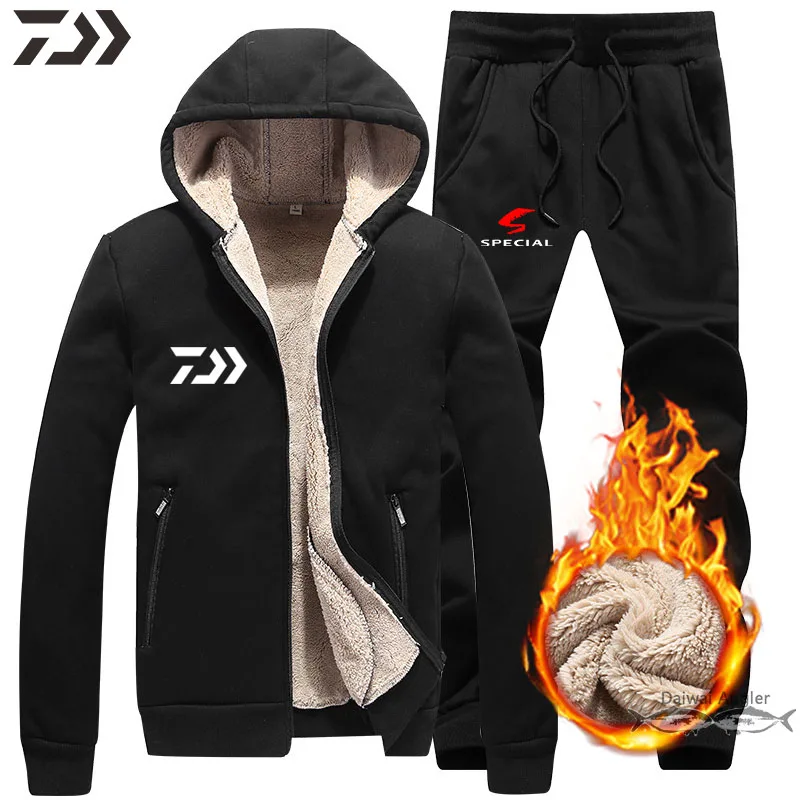 M-6XL Daiwa Fishing Suit ThIck Thermal Solid Fishing Jacket Men Loose Keep Warm Fishing Pants Hiking Climbing Fishing Clothes
M-6XL Daiwa Fishing Suit ThIck Thermal Solid Fishing Jacket Men Loose Keep Warm Fishing Pants Hiking Climbing Fishing Clothes