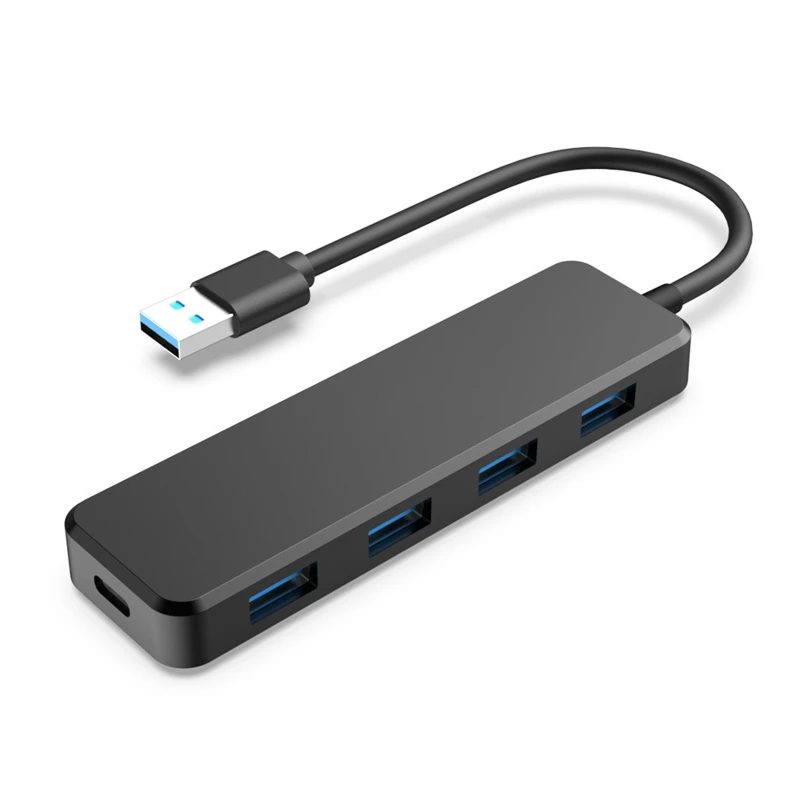 4 Ports USB 3.0 Hub High Speed Cable Splitter with External Type-C Power Supply for PS4 PC Mac Laptop Notebook Consoles
4 Ports USB 3.0 Hub High Speed Cable Splitter with External Type-C Power Supply for PS4 PC Mac Laptop Notebook Consoles